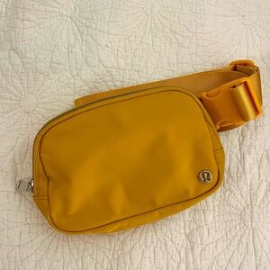 Lululemon Bright Ochre/Mustard Yellow Belt Bag 1L
